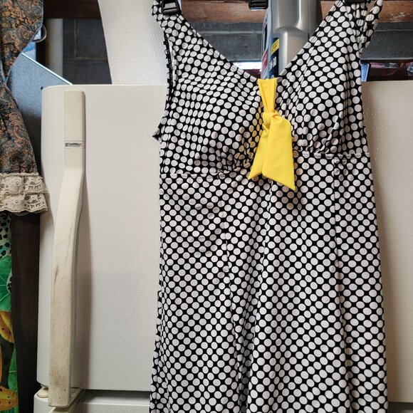 Venus Swim Dress with Yellow Bow NWOT - Picture 1 of 3